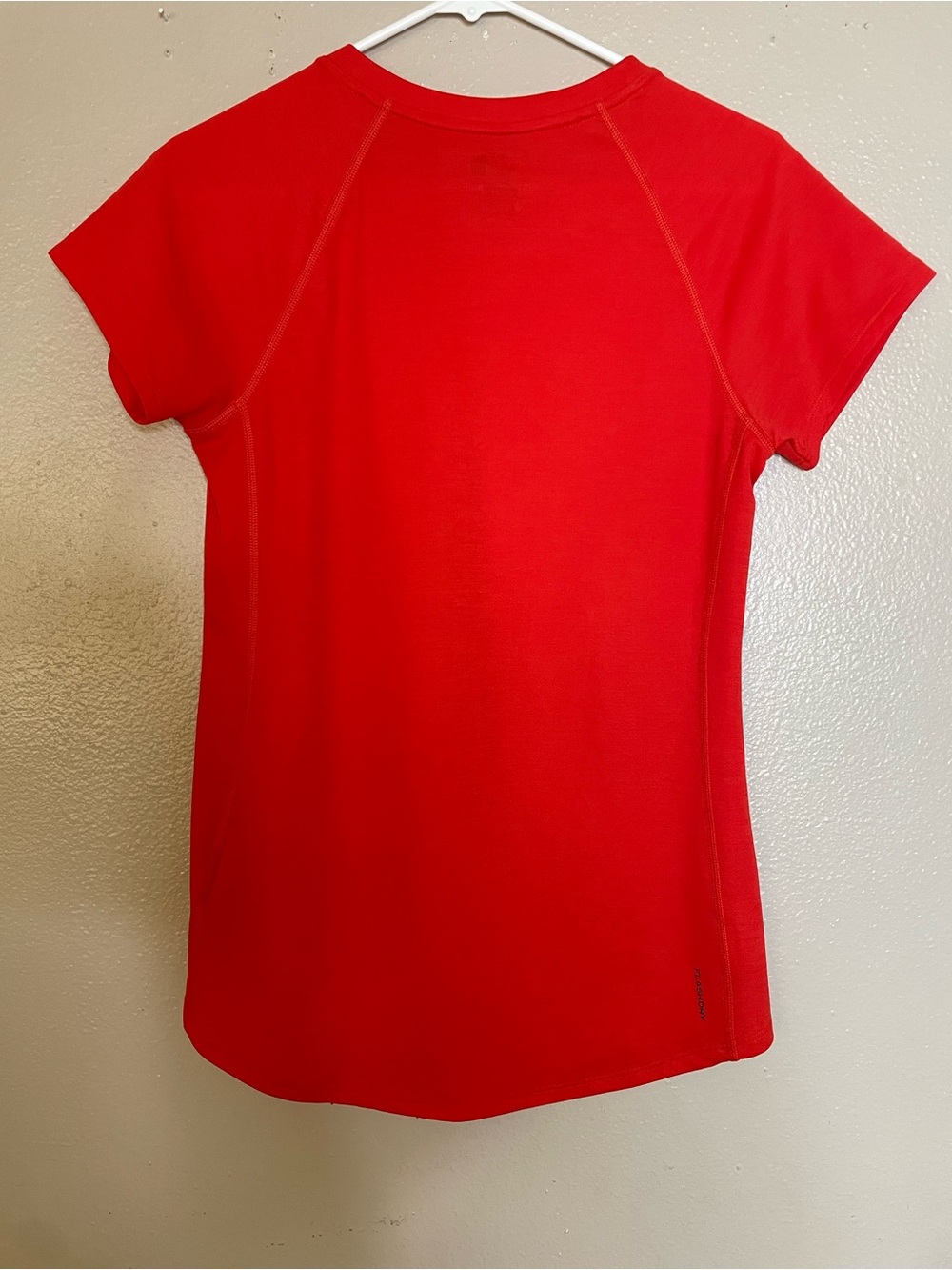 The North Face Flashdry deepCoral -red Short-Sleeve Crew Tee size Small - Picture 3 of 10